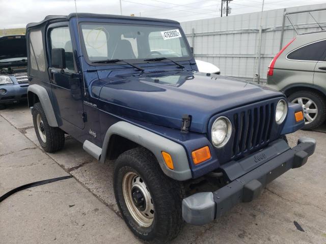 JEEP WRANGLER / 2002 with VIN 1J4FA29PX2P729002 - Photo from auction