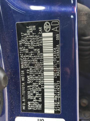 Photo 10 from auction – 2017 TOYOTA COROLLA L with VIN 2T1BURHE7HC957969