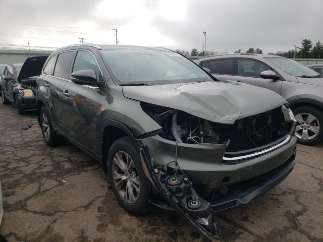 TOYOTA HIGHLANDER 2014 with VIN 5TDJKRFH9ES026262 - Photo from auction