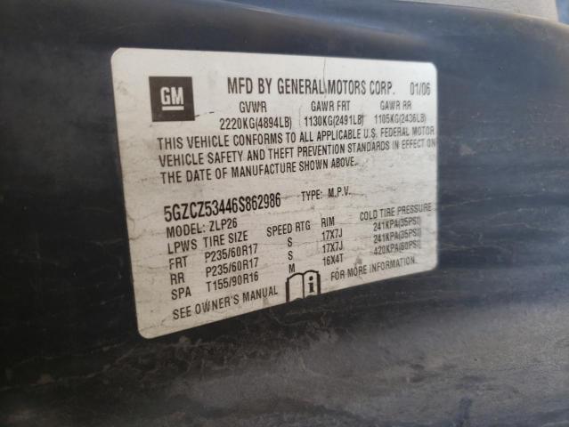 Photo 10 from auction – 2006 SATURN VUE with VIN 5GZCZ53446S862986