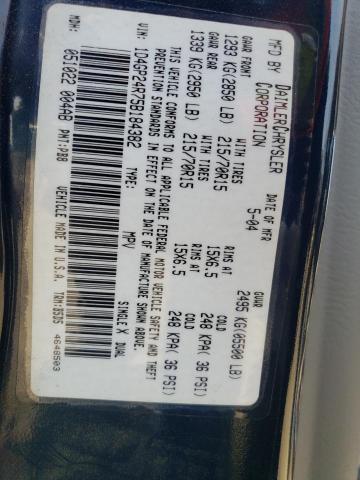 Photo 10 from auction – 2005 DODGE GRAND CARA with VIN 1D4GP24R75B184382