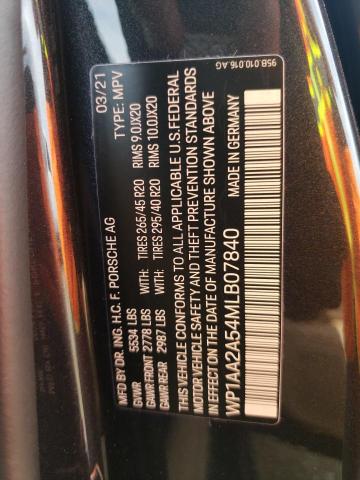 Photo 10 from auction – 2021 PORSCHE MACAN with VIN WP1AA2A54MLB07840