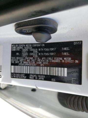 Photo 10 from auction – 2017 TOYOTA 4RUNNER SR with VIN JTEBU5JR9H5476247
