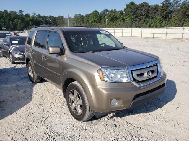 HONDA PILOT EXLN 2011 with VIN 5FNYF3H70BB016322 - Photo from auction