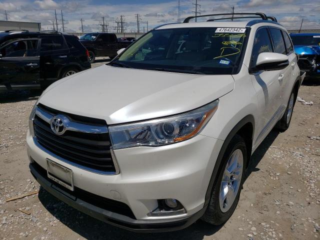 Photo 2 from auction – 2015 TOYOTA HIGHLANDER with VIN 5TDYKRFH4FS055605