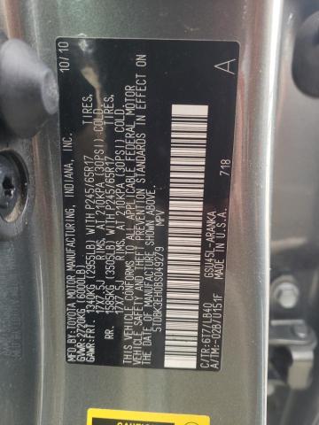 Photo 10 from auction – 2011 TOYOTA HIGHLANDER with VIN 5TDBK3EH0BS049279