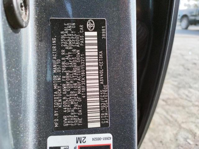 Photo 10 from auction – 2011 TOYOTA CAMRY BASE with VIN 4T1BF3EK1BU153271