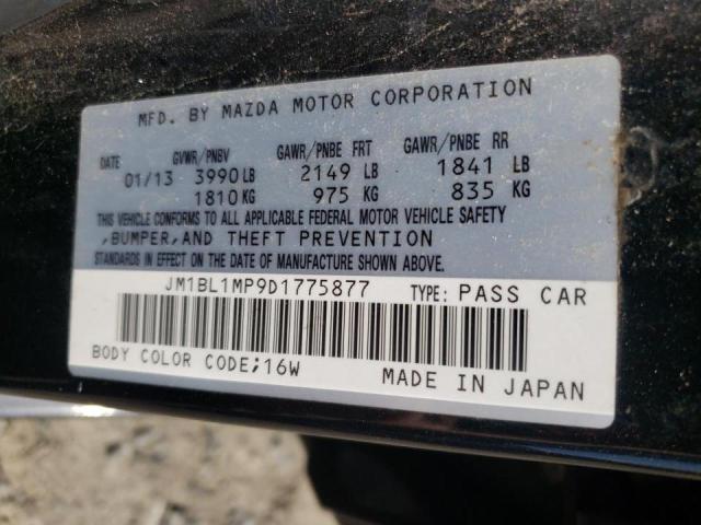 Photo 10 from auction – 2013 MAZDA 3 I with VIN JM1BL1MP9D1775877