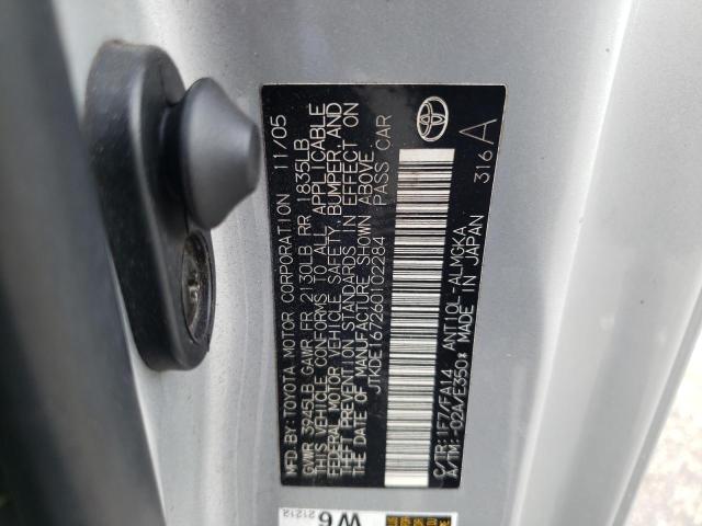 Photo 10 from auction – 2006 TOYOTA SCION TC with VIN JTKDE167260102284