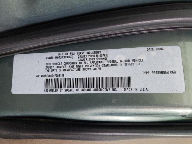Photo 10 from auction – 2004 SUBARU LEGACY OUT with VIN 4S3BE686947203133