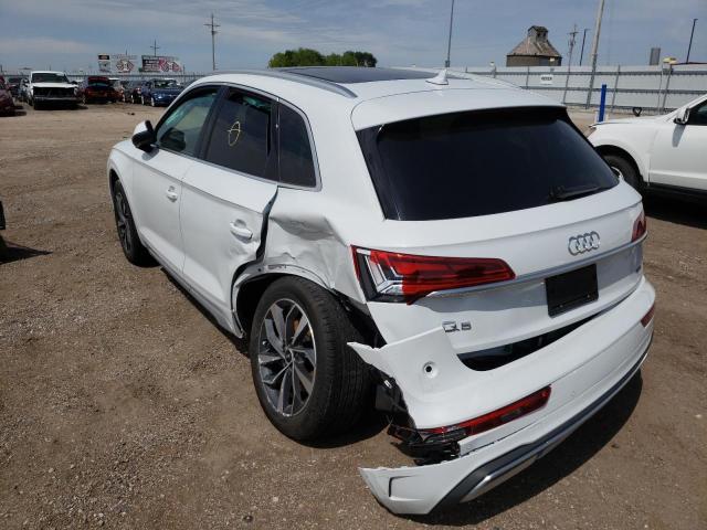 Photo 3 from auction – 2021 AUDI Q5 PREMIUM with VIN WA1BAAFY3M2012365