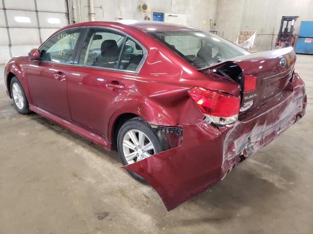 Photo 3 from auction – 2011 SUBARU LEGACY 2.5 with VIN 4S3BMBC65B3259867