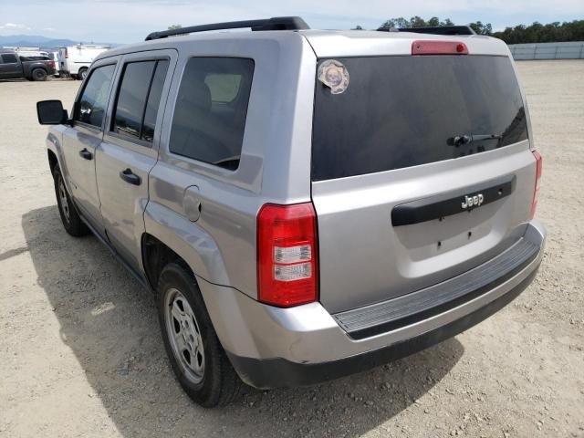 Photo 3 from auction – 2017 JEEP PATRIOT SP with VIN 1C4NJPBA4HD207545