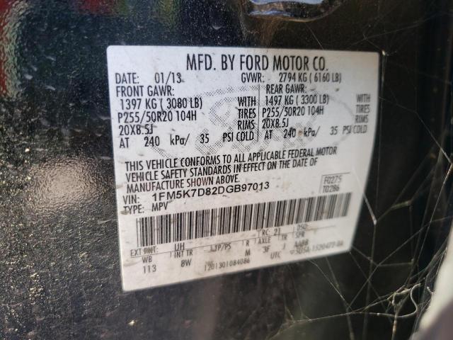 Photo 10 from auction – 2013 FORD EXPLORER X with VIN 1FM5K7D82DGB97013