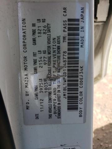 Photo 10 from auction – 2013 MAZDA 3 I with VIN JM1BL1WP8D1748778