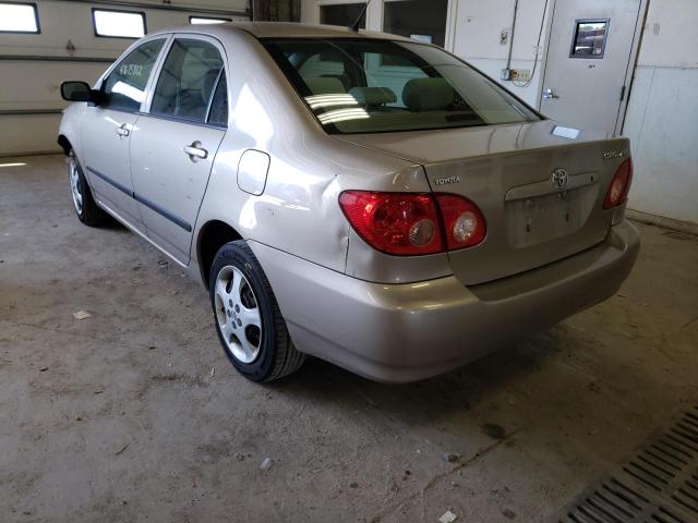 Photo 3 from auction – 2005 TOYOTA COROLLA CE with VIN 2T1BR32E25C340532