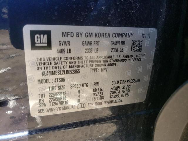 Photo 10 from auction – 2020 BUICK ENCORE GX with VIN KL4MMESL2LB092855