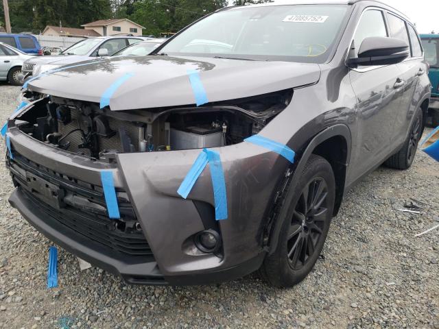 Photo 2 from auction – 2019 TOYOTA HIGHLANDER with VIN 5TDJZRFH3KS926453