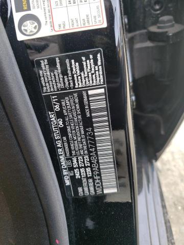 Photo 10 from auction – 2011 MERCEDES-BENZ E 550 4MAT with VIN WDDHF9AB4BA477734