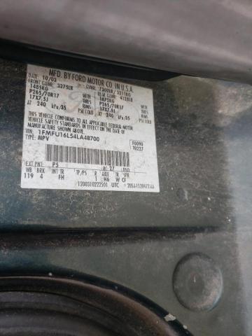 Photo 10 from auction – 2004 FORD EXPEDITION with VIN 1FMFU16L54LA48700