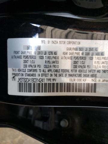 Photo 10 from auction – 2011 MAZDA CX-9 with VIN JM3TB2DA1B0314241