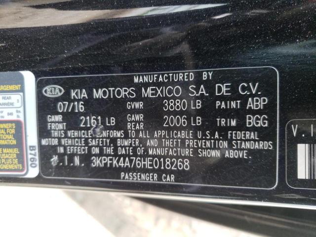Photo 10 from auction – 2017 KIA FORTE LX with VIN 3KPFK4A76HE018268