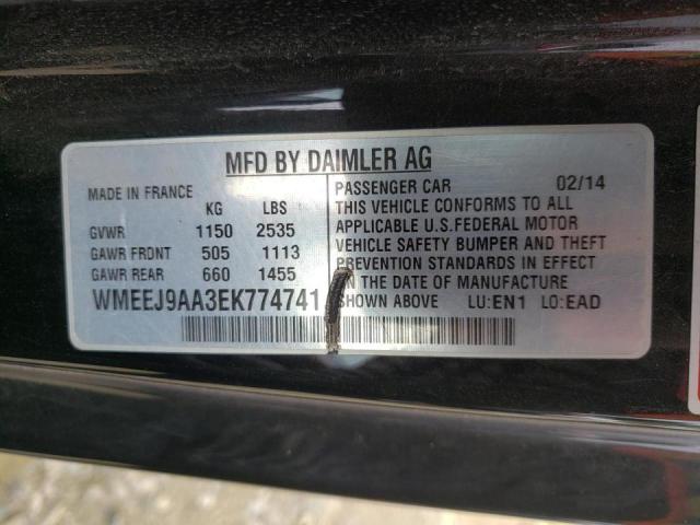 Photo 10 from auction – 2014 SMART FORTWO with VIN WMEEJ9AA3EK774741