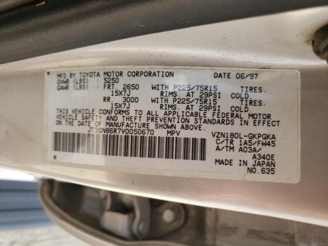 Photo 10 from auction – 1997 TOYOTA 4RUNNER SR with VIN JT3GN86R7V0050670