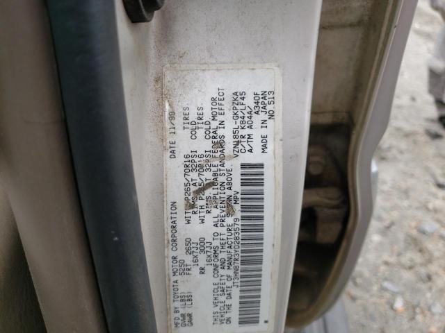 Photo 10 from auction – 2000 TOYOTA 4RUNNER LI with VIN JT3HN87R3Y0283579