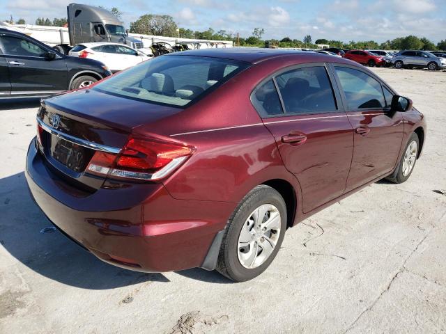 Photo 4 from auction – 2015 HONDA CIVIC LX with VIN 19XFB2F52FE022455
