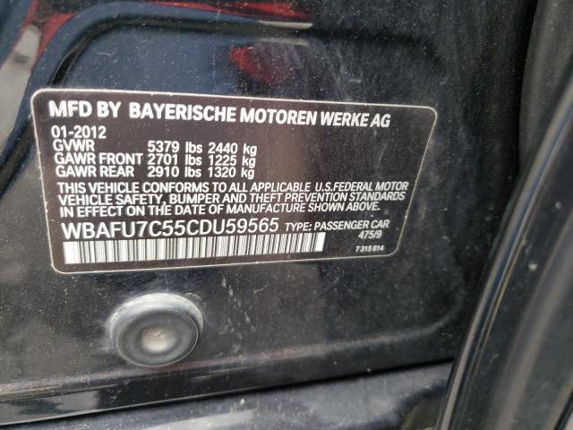 Photo 10 from auction – 2012 BMW 535 XI with VIN WBAFU7C55CDU59565