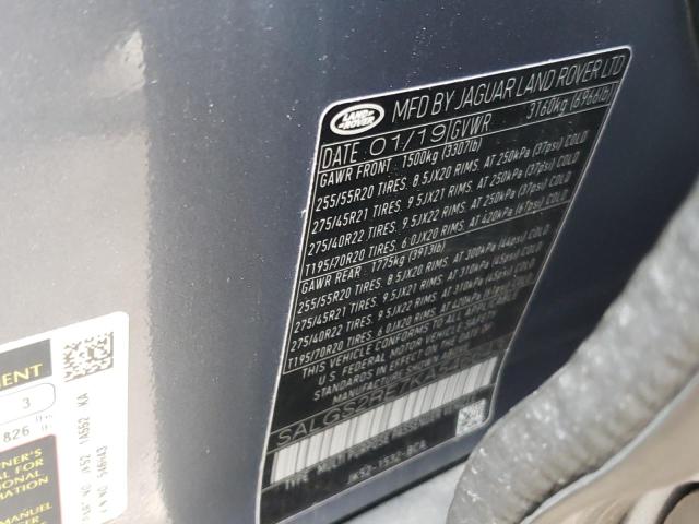 Photo 10 from auction – 2019 LAND ROVER RANGE ROVE with VIN SALGS2RE7KA546643