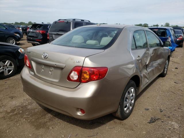 Photo 4 from auction – 2009 TOYOTA COROLLA BA with VIN 1NXBU40E49Z160402