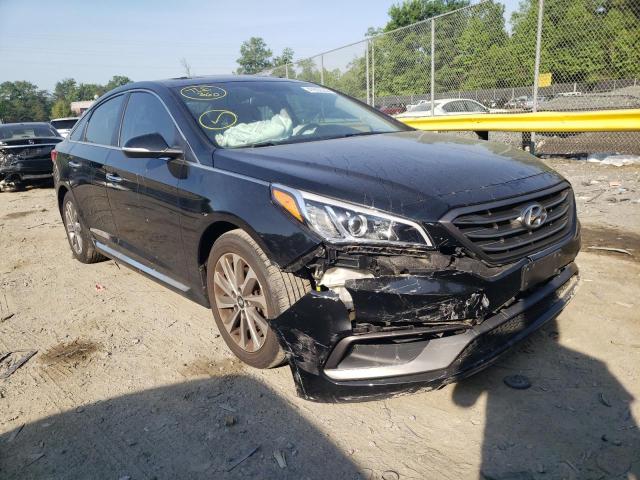 HYUNDAI SONATA SPO 2016 with VIN 5NPE34AF6GH374276 - Photo from auction