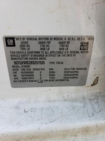 Photo 10 from auction – 2014 GMC SIERRA K15 with VIN 3GTU2VEC2EG337526