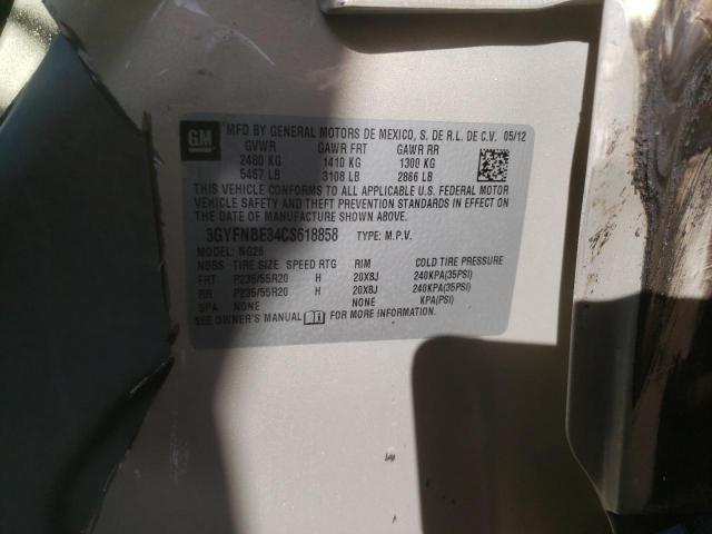 Photo 10 from auction – 2012 CADILLAC SRX PERFOR with VIN 3GYFNBE34CS618858