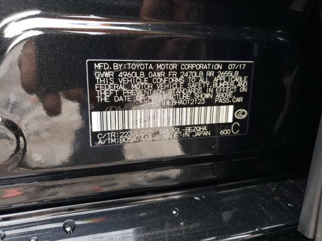 Photo 10 from auction – 2017 LEXUS GS 350 BAS with VIN JTHBZ1BL8HA012123