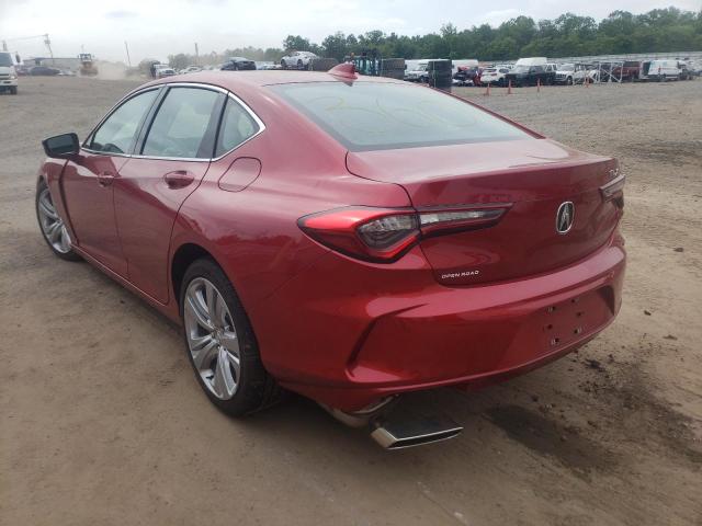 Photo 3 from auction – 2021 ACURA TLX TECHNO with VIN 19UUB5F44MA005366