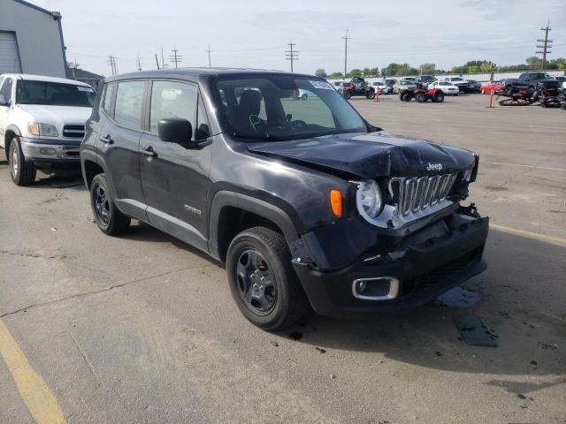 JEEP RENEGADE S 2017 with VIN ZACCJBAB4HPG03819 - Photo from auction