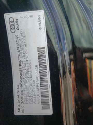 Photo 10 from auction – 2010 AUDI A5 PREMIUM with VIN WAULFAFR6AA055438