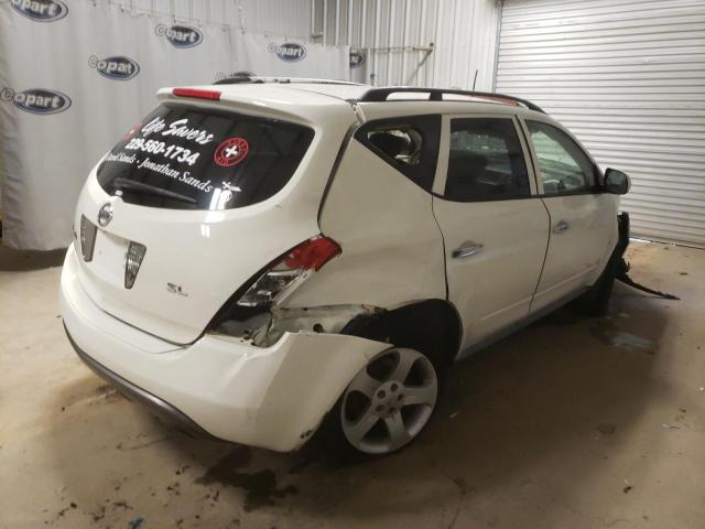 Photo 4 from auction – 2005 NISSAN MURANO SL with VIN JN8AZ08T05W320176