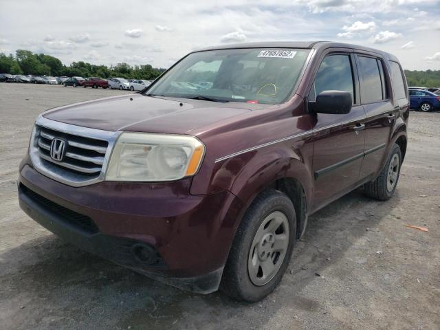 Photo 9 from auction – 2013 HONDA PILOT LX with VIN 5FNYF3H20DB018689