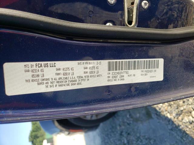 Photo 10 from auction – 2015 DODGE CHARGER SE with VIN 2C3CDXBG3FH777821