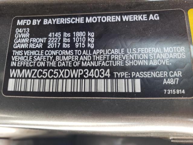 Foto 10 de la subasta – 2013 MINI COOPER S C con VIN WMWZC5C5XDWP34034
