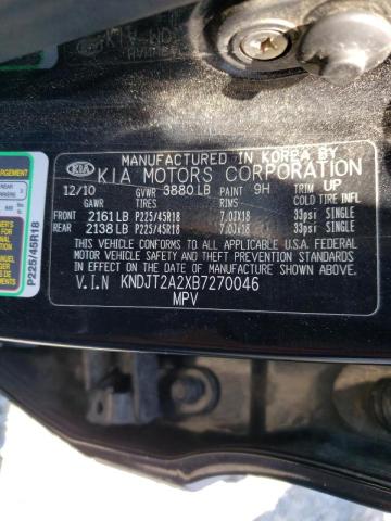 Photo 10 from auction – 2011 KIA SOUL with VIN KNDJT2A2XB7270046