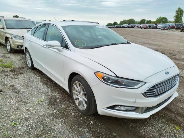 FORD FUSION SE 2017 with VIN 3FA6P0HD2HR405663 - Photo from auction