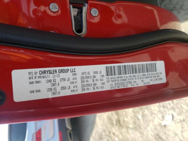 Photo 10 from auction – 2014 DODGE JOURNEY SX with VIN 3C4PDCBG2ET157599