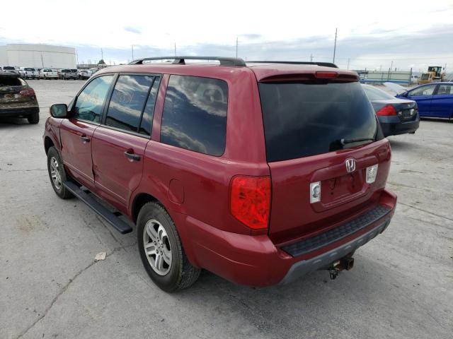 Photo 3 from auction – 2003 HONDA PILOT EXL with VIN 2HKYF18563H588422