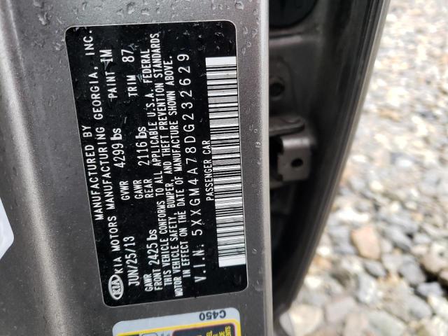 Photo 10 from auction – 2013 KIA OPTIMA LX with VIN 5XXGM4A78DG232629