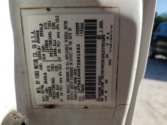 Photo 10 from auction – 1996 FORD AEROSTAR with VIN 1FTDA14U6TZB31533